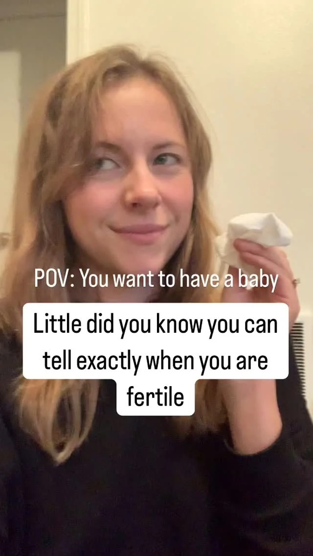 POV: You’re dreaming of having a baby… but no one ever told you that you can tell exactly when you’re fertile—your body is giving you the clues every single cycle. 🩸✨

Fertility isn’t random, and it’s not just about hoping things align. When you learn how to chart your cycle, you unlock the power to pinpoint your fertile window with clarity and confidence. Here’s how:

📈 Ovulation is the main event. When it comes to conception—it’s all about when you ovulate.
🌡️ Basal body temperature (BBT) rises after ovulation, signaling your fertile window has closed. But the true key? Your cervical fluid.

💧 Cervical fluid changes throughout your cycle—and it’s the most telling sign of your fertility. As estrogen increases, your cervical mucus becomes more abundant, slippery, and stretchy. This fertile cervical fluid (often described as “egg white” consistency) helps sperm swim and survive in your reproductive tract, giving them the best chance to meet the egg.

🧠 Charting your cycle with BBT AND cervical fluid is like getting a personal hormone report every month. It reveals how your brain, ovaries, and cervix are communicating, and tells you exactly when you’re approaching ovulation.

👶 You only have about 6 fertile days per cycle. But when you can recognize cervical fluid changes and track your signs, you can time conception with intention—and boost your chances of success.

Learning to chart is empowering. It gives you insight into your body’s natural rhythms and helps take the stress out of the process. 🌿✨

📥 Ready to start tracking? Check out my Fertility Awareness Coaching—link in bio!